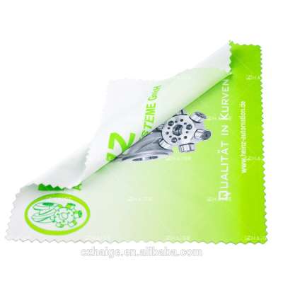 Custom brand print microfiber glasses cleaning cloth