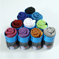 Environmentally friendly sports instant cooling microfiber lightweight quick-drying cooling towel